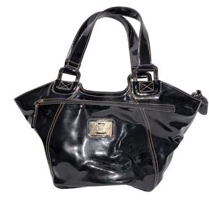 Maxx New York Signature - vegan patent leather purse/tote bag